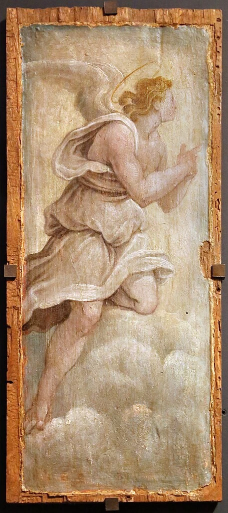Crocifisso, dolenti, angeli e sei santi, dal ciborio del duomo di Pistoia - Museo Civico di Pistoia 3